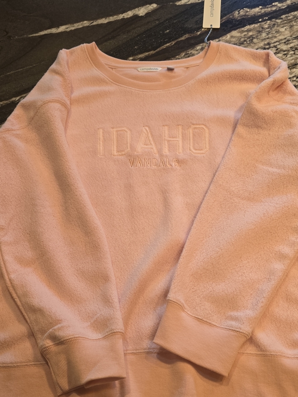 New University of Idaho Vandals Pink Crewneck Sweatshirt XL